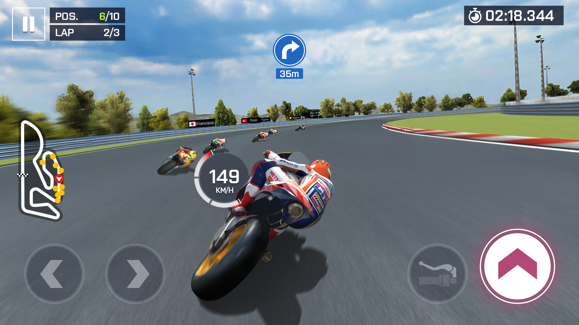 اسکرین شات 5 بازی Moto Rider, Bike Racing Game