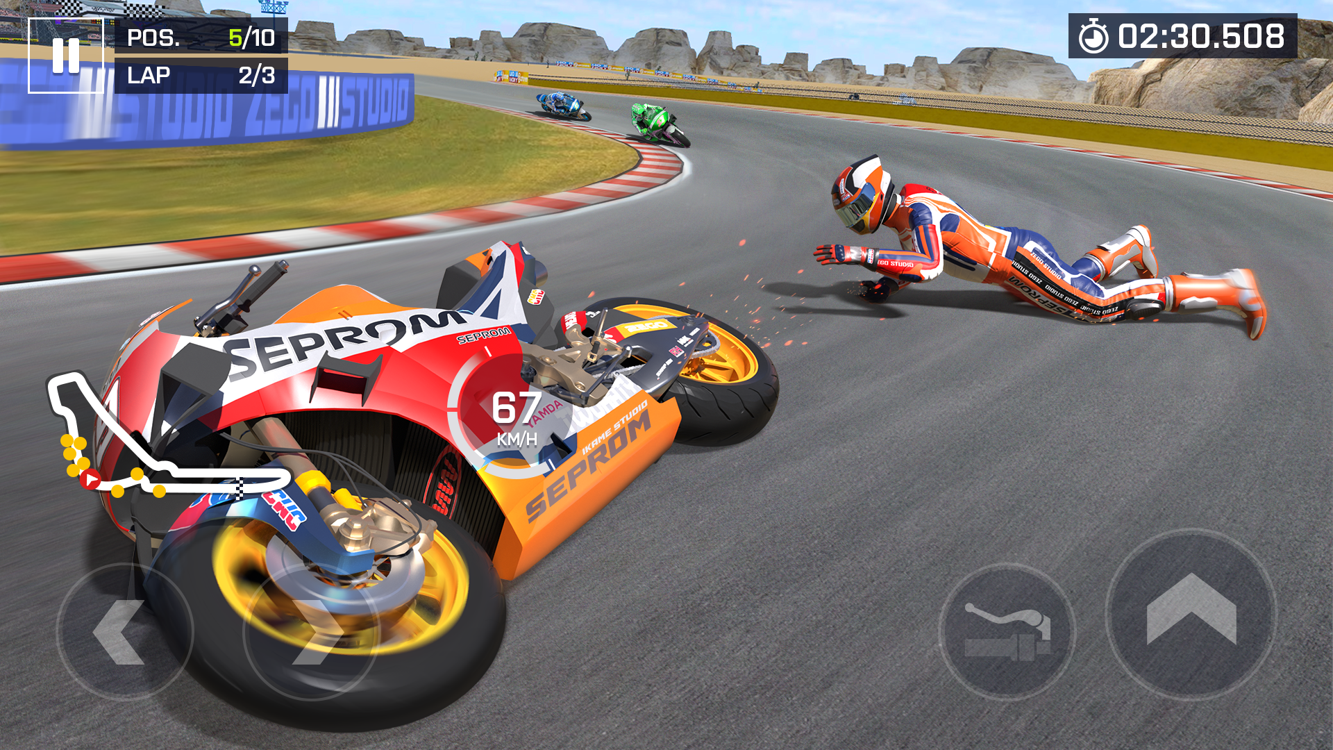 اسکرین شات 1 بازی Moto Rider, Bike Racing Game