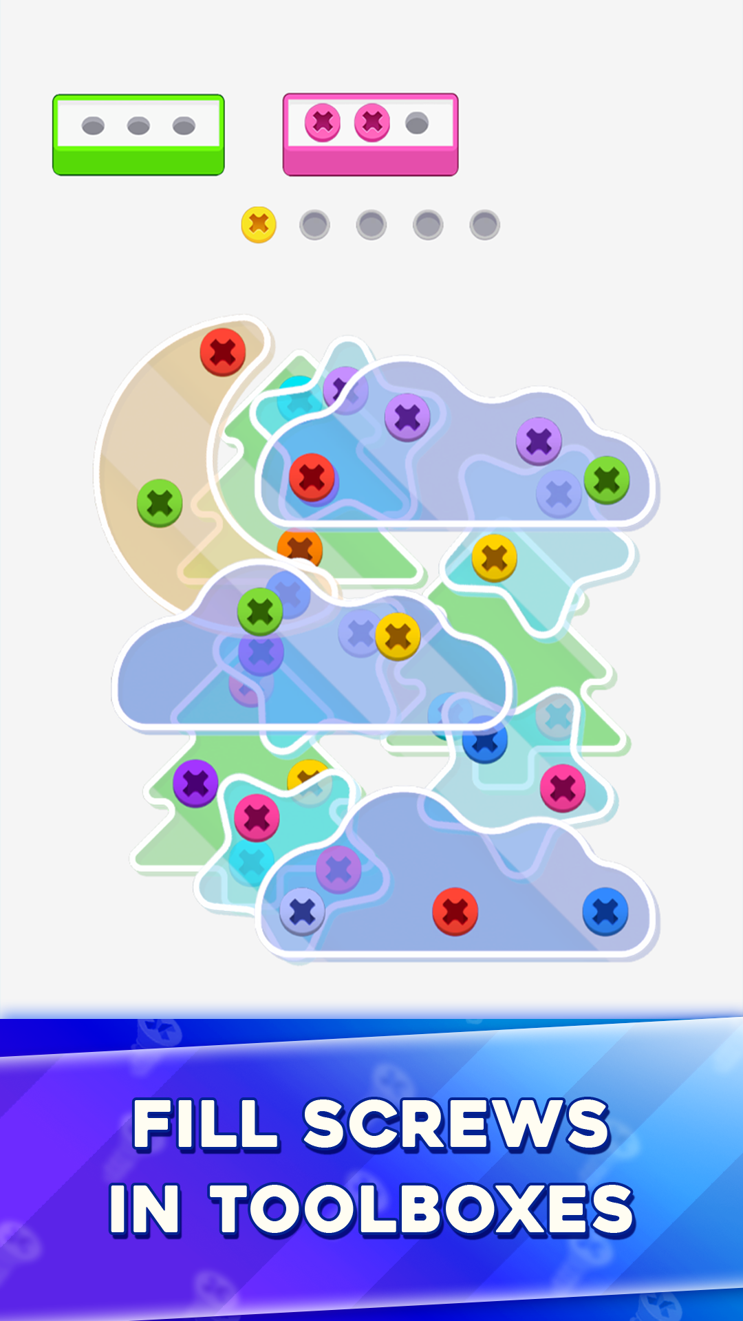 اسکرین شات 5 بازی Screw Out: Nuts and Bolts