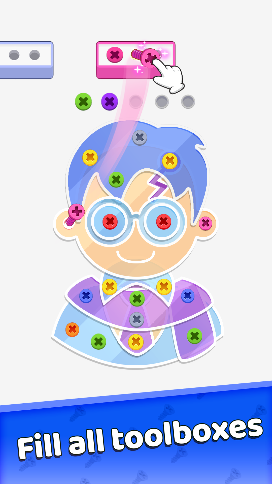 اسکرین شات 2 بازی Screw Out: Nuts and Bolts