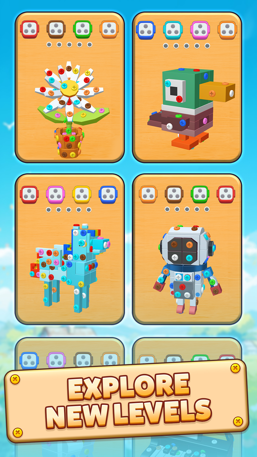 اسکرین شات 3 بازی Screwdom 3D