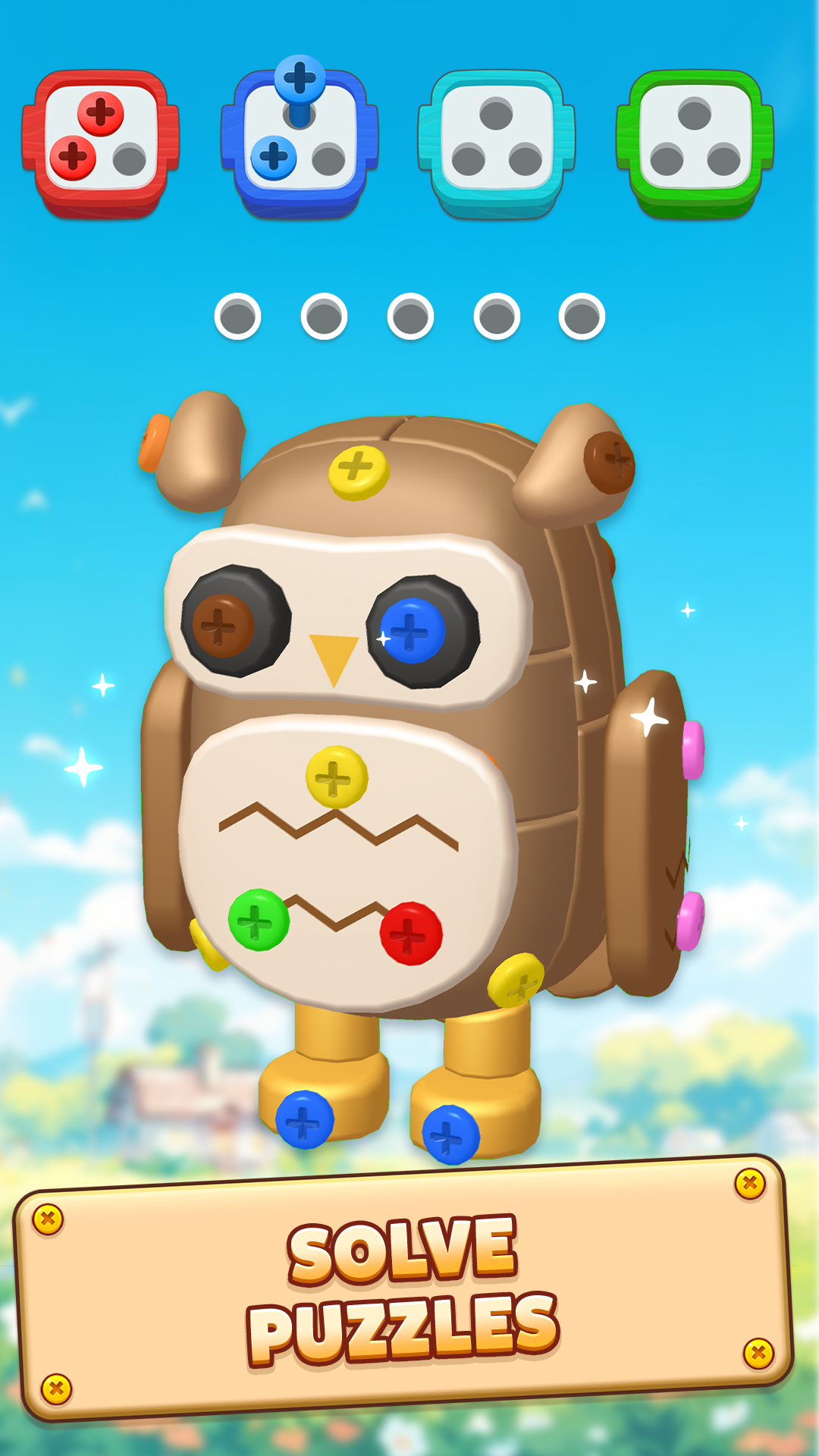 اسکرین شات 2 بازی Screwdom 3D