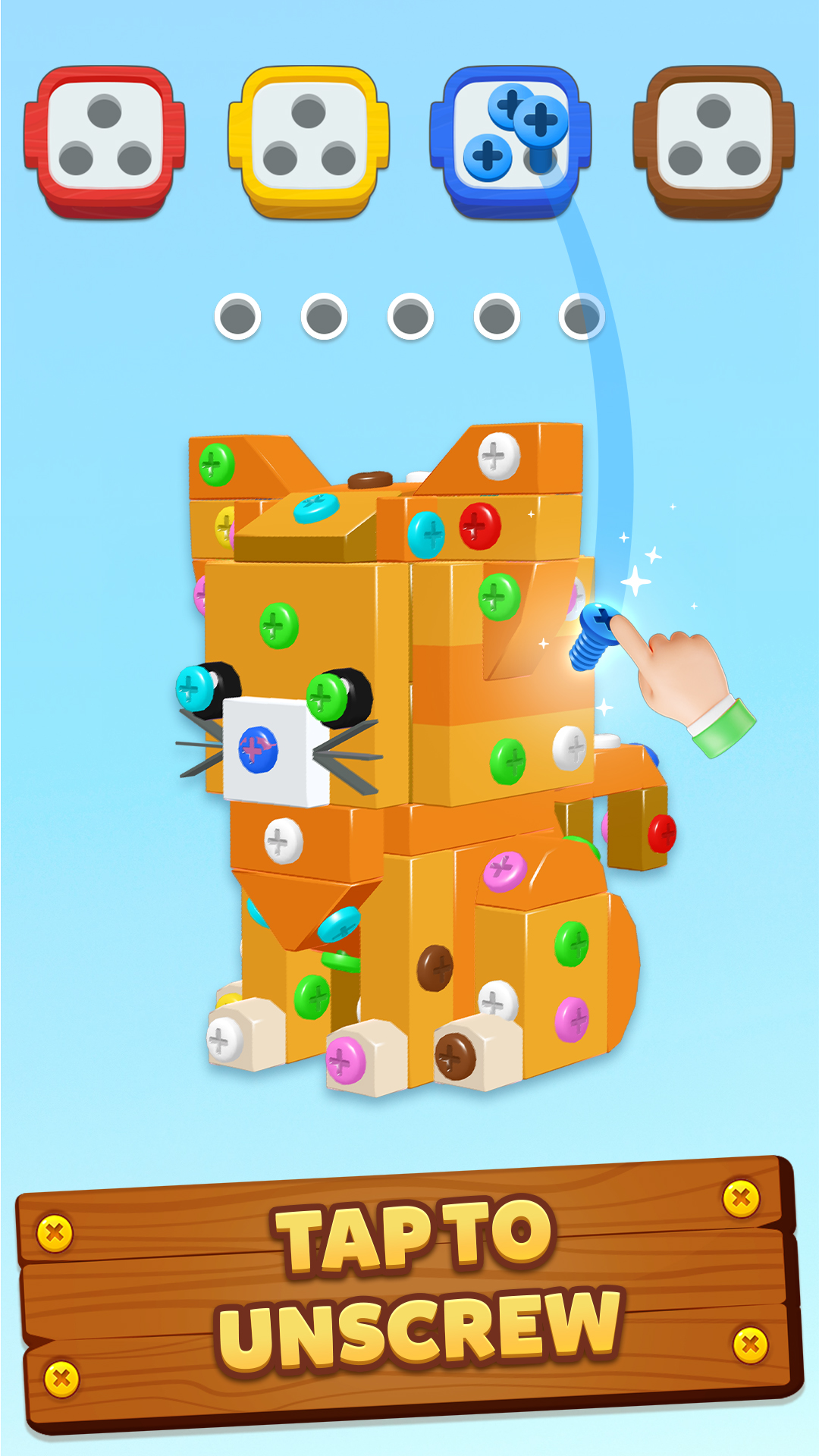 اسکرین شات 1 بازی Screwdom 3D