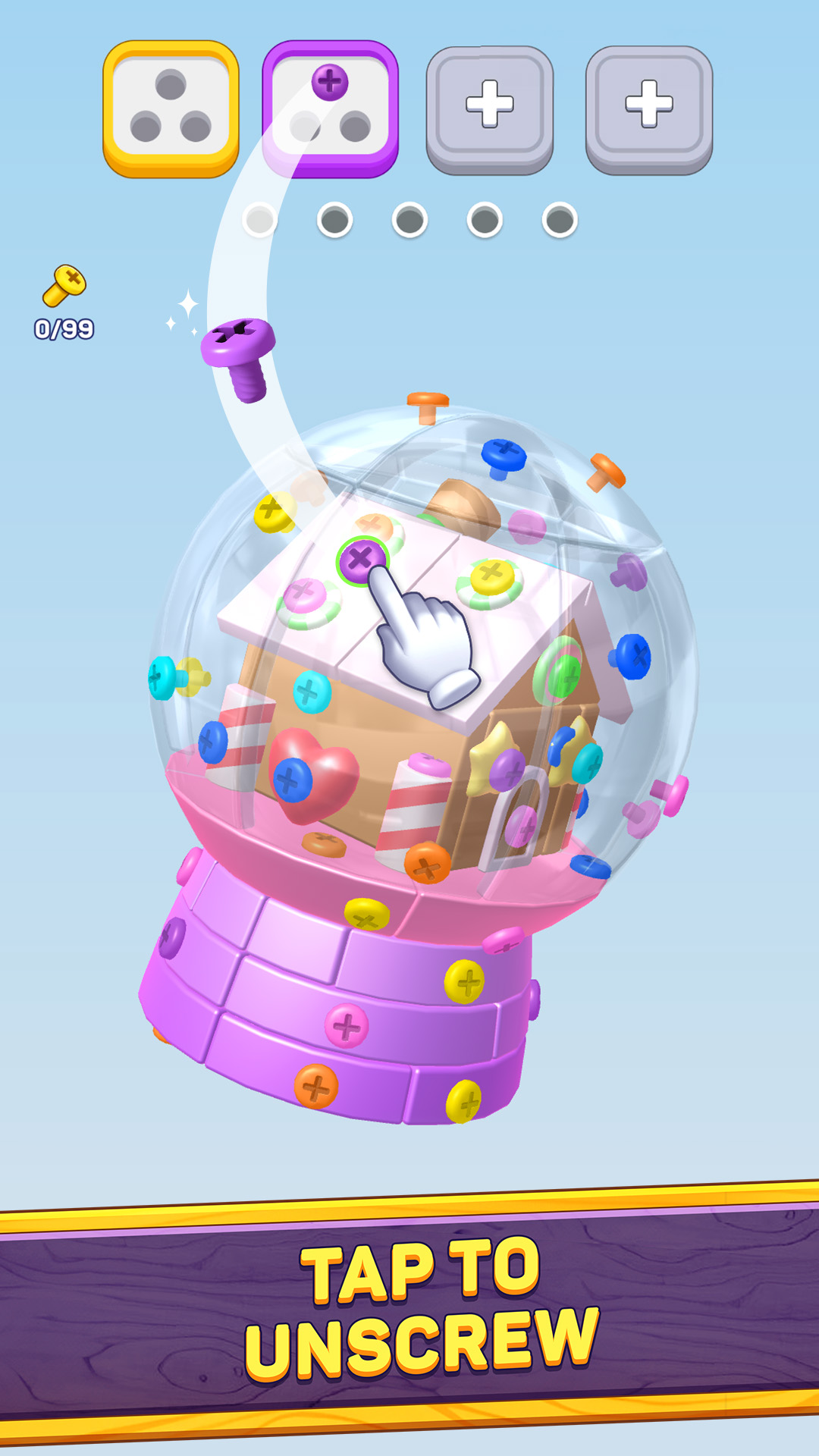 اسکرین شات 1 بازی Screwzle 3D: Screw Puzzle