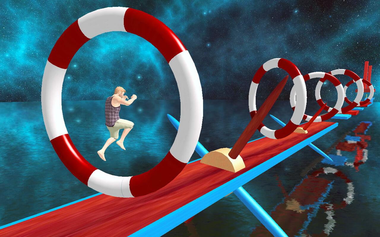اسکرین شات 1 بازی Stuntman Water Run