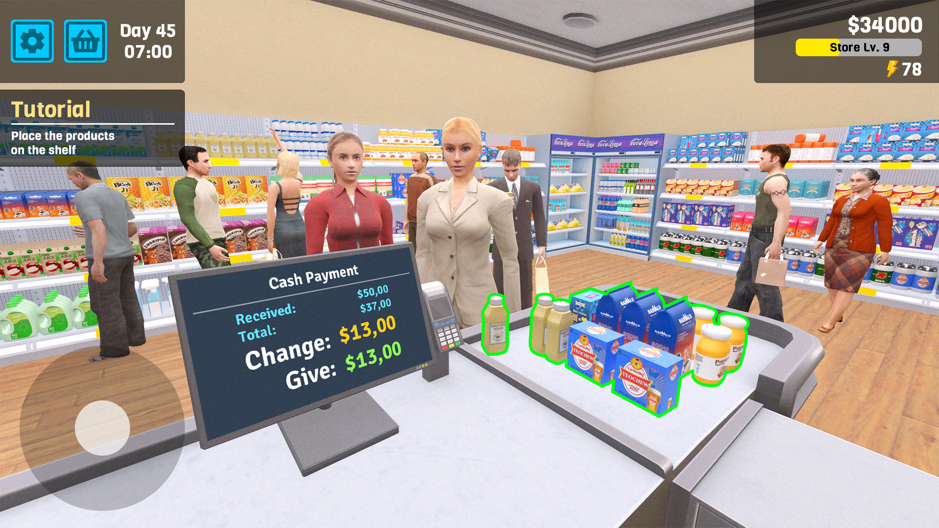 اسکرین شات 5 بازی Manage Supermarket Simulator