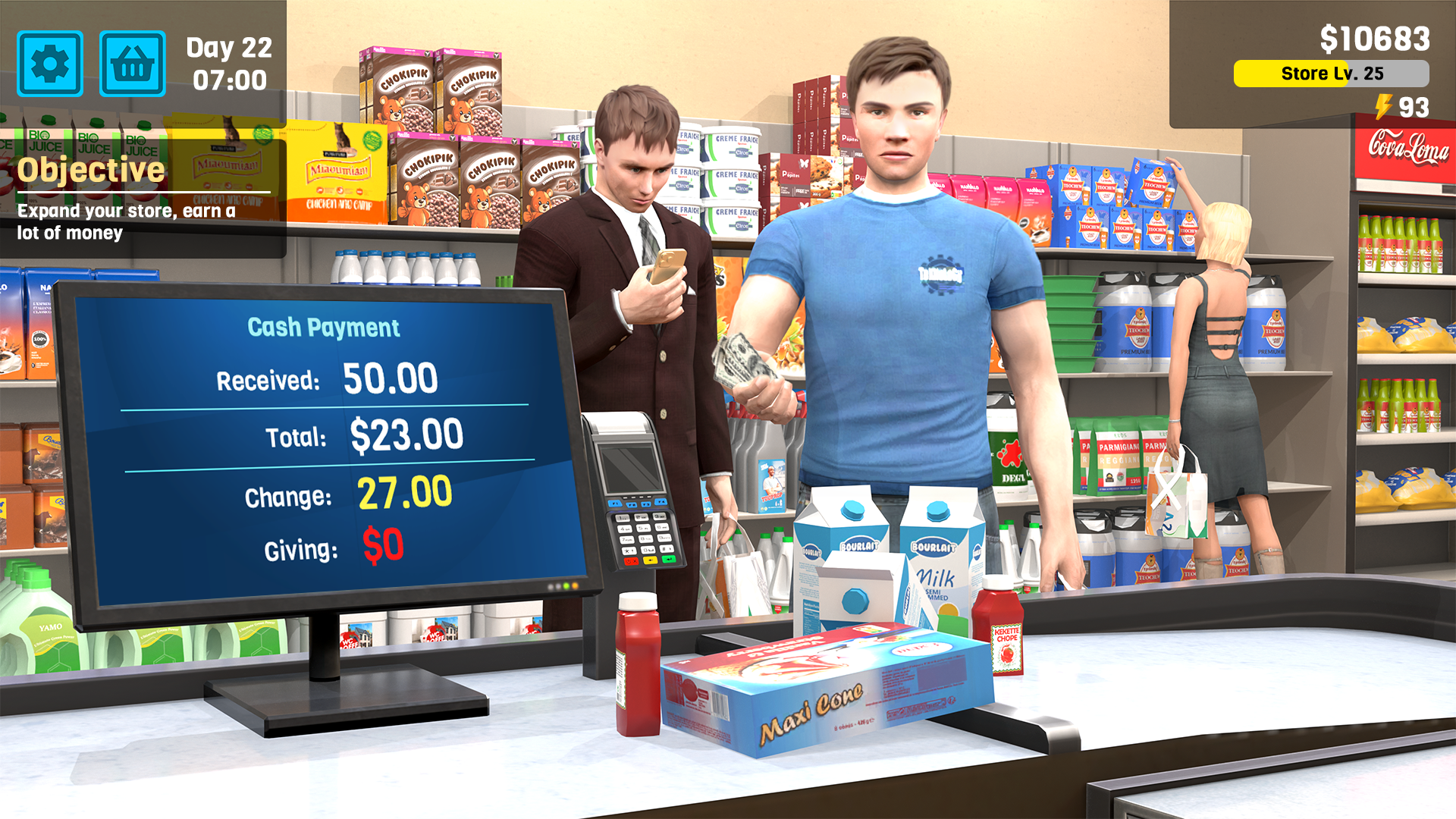 اسکرین شات 2 بازی Supermarket Simulator Store