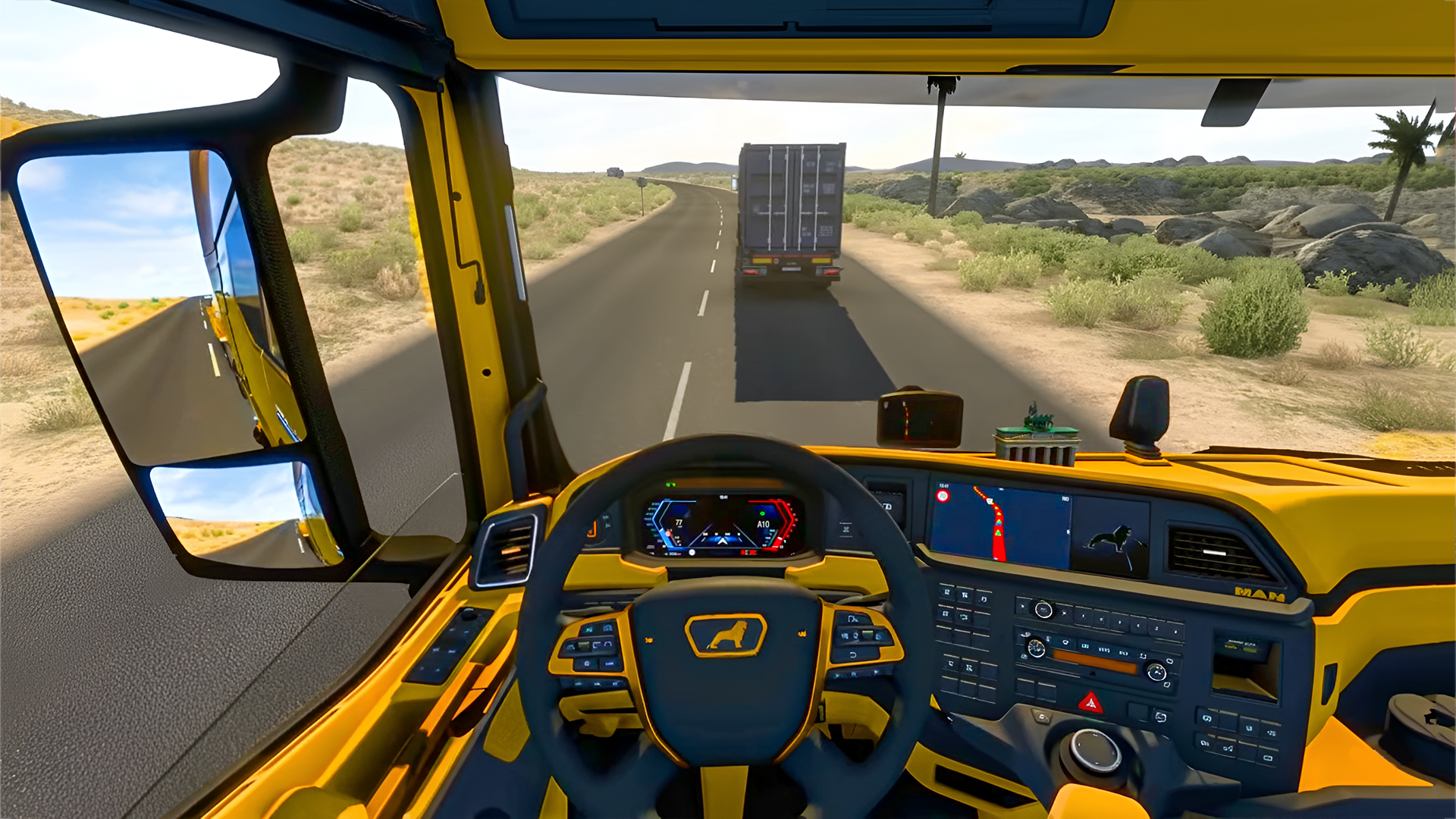اسکرین شات 2 بازی Euro Truck Driving: Truck Game