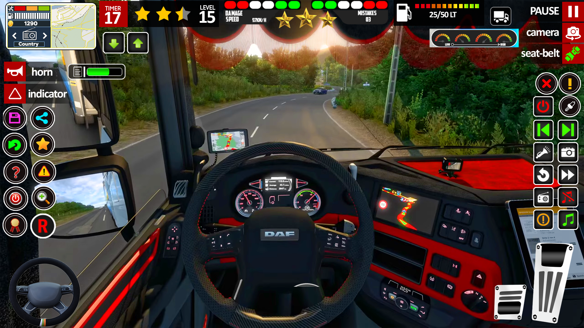 اسکرین شات 6 بازی American Truck Driving Game 3D