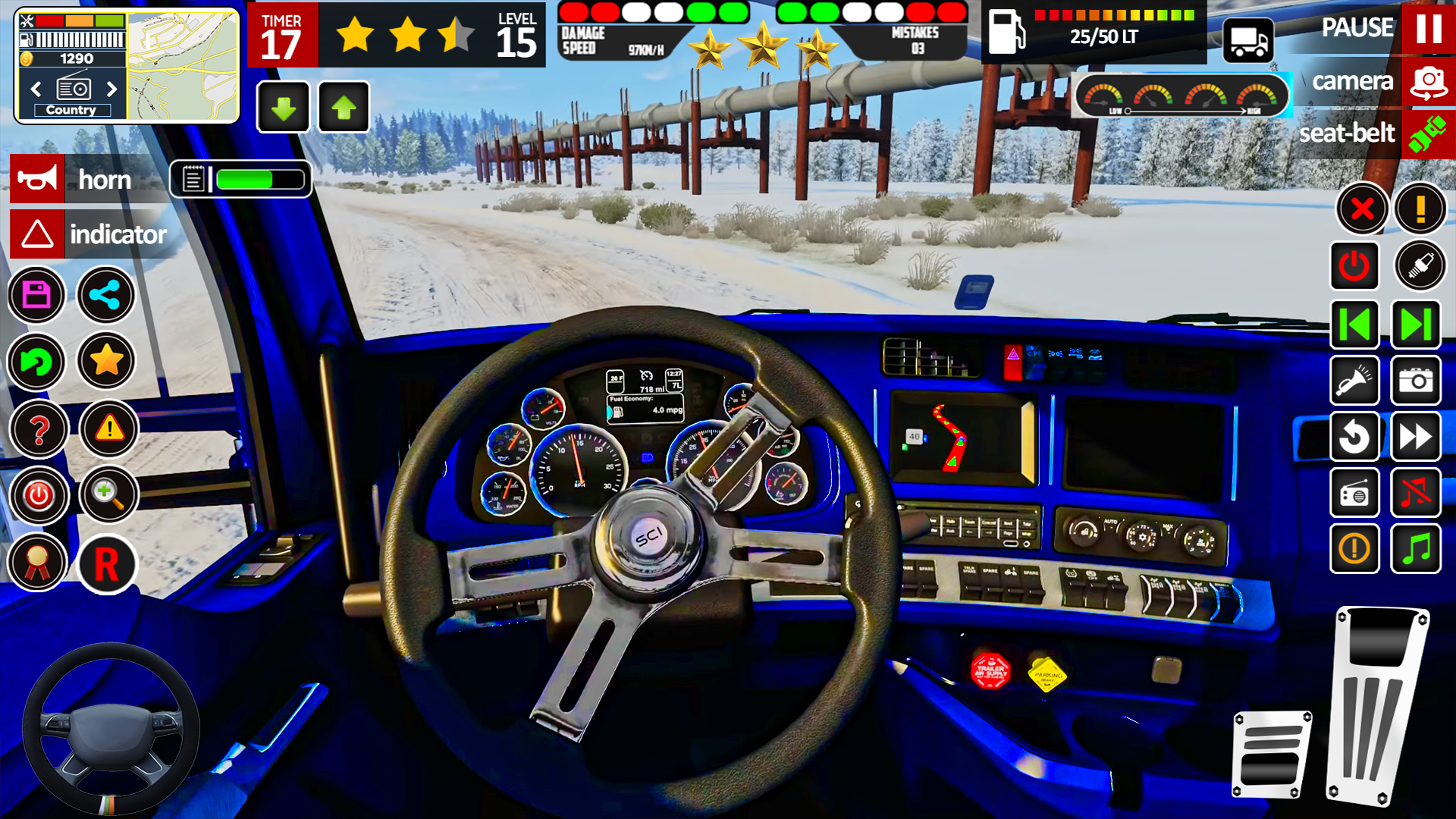 اسکرین شات 7 بازی American Truck Driving Game 3D