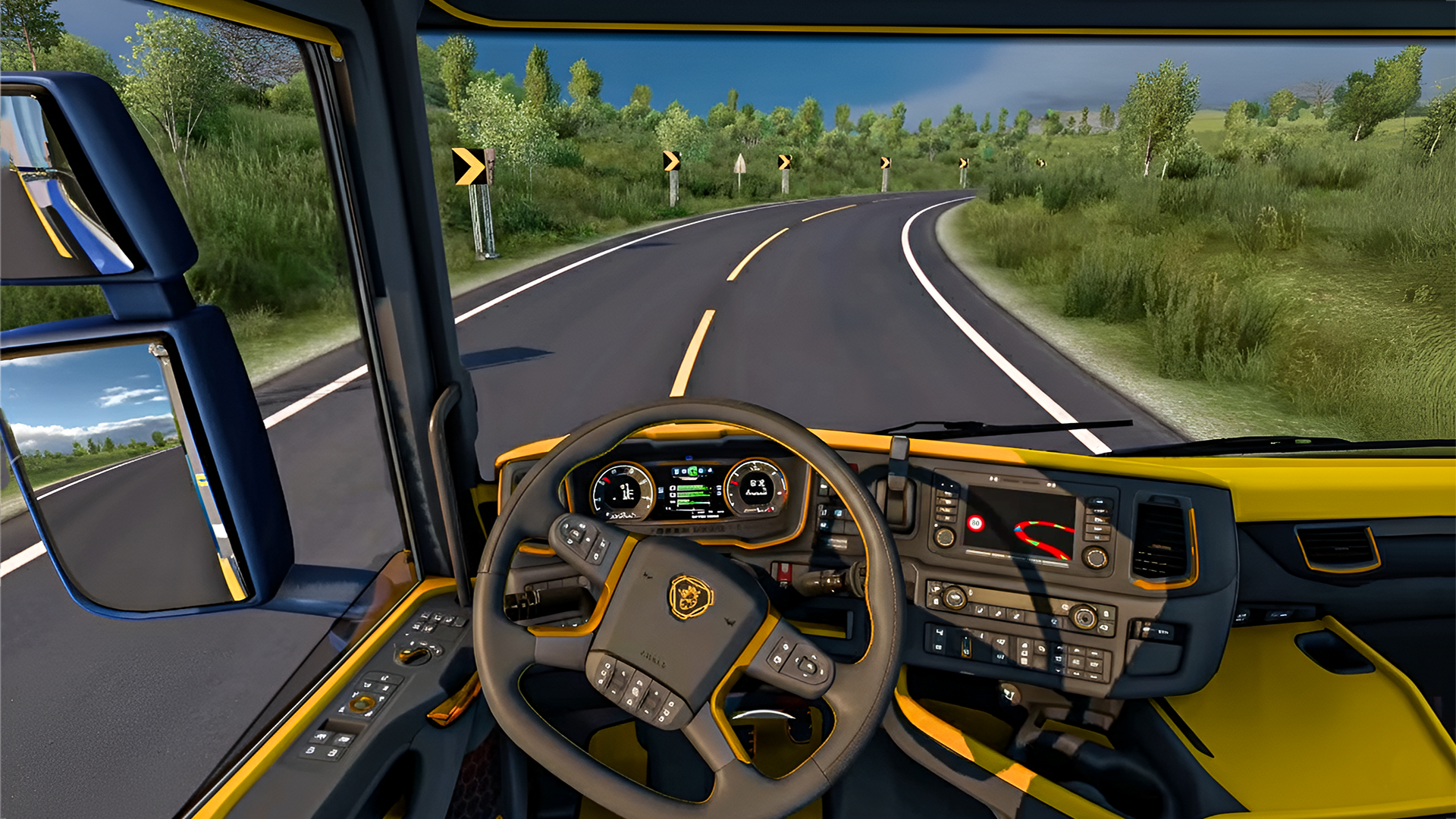 اسکرین شات 4 بازی Euro Truck Driving: Truck Game