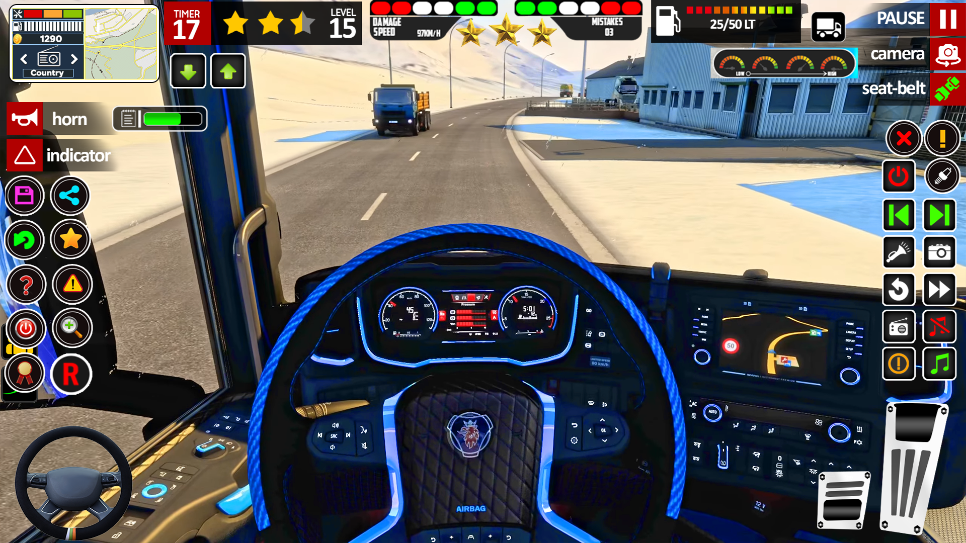 اسکرین شات 1 بازی American Truck Driving Game 3D
