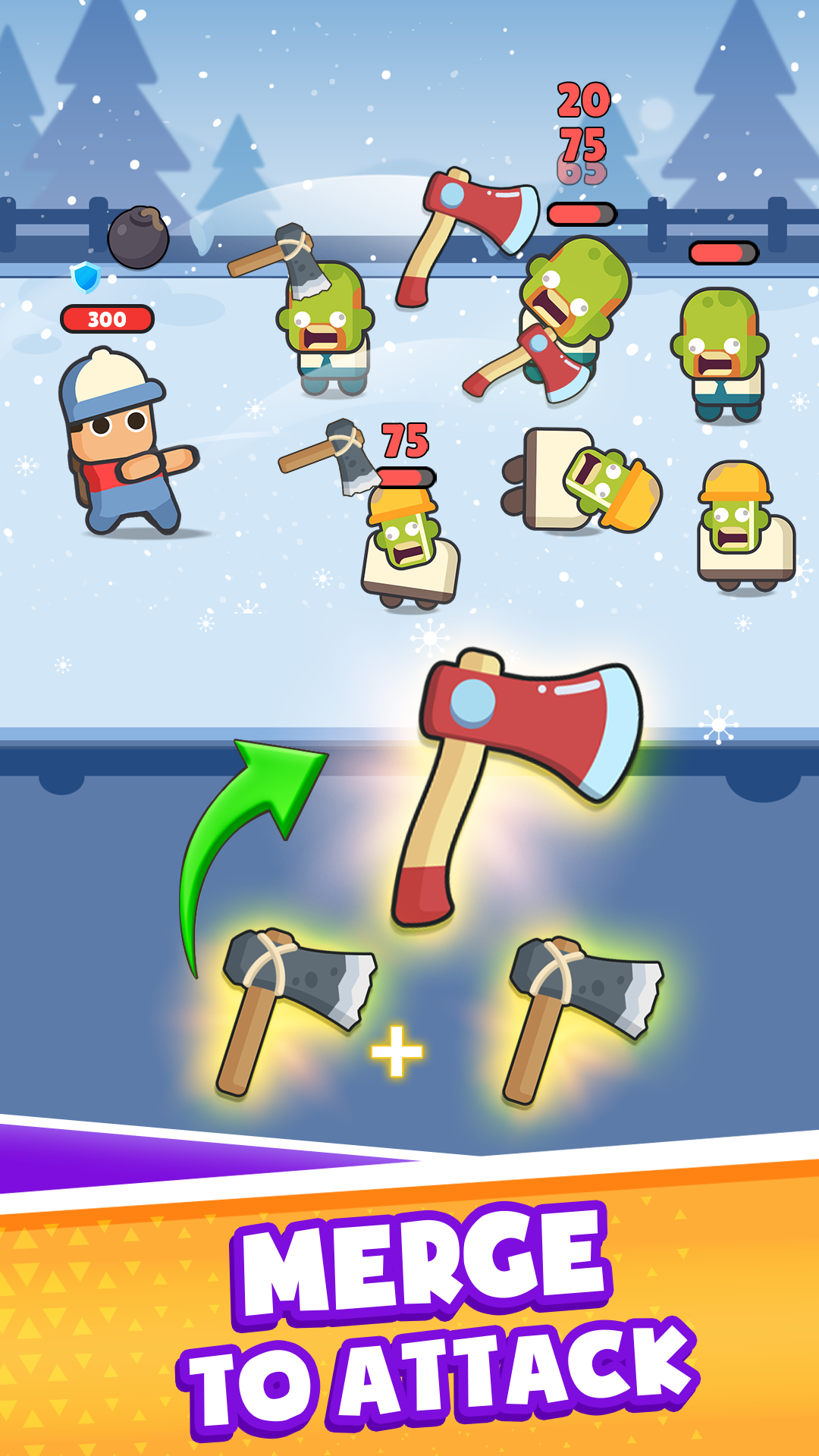 اسکرین شات 1 بازی Backpack Hero: Merge Weapon