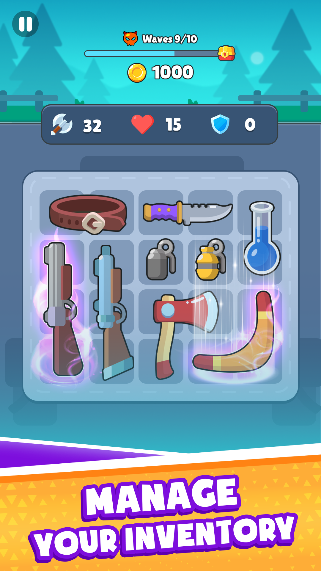 اسکرین شات 3 بازی Backpack Hero: Merge Weapon
