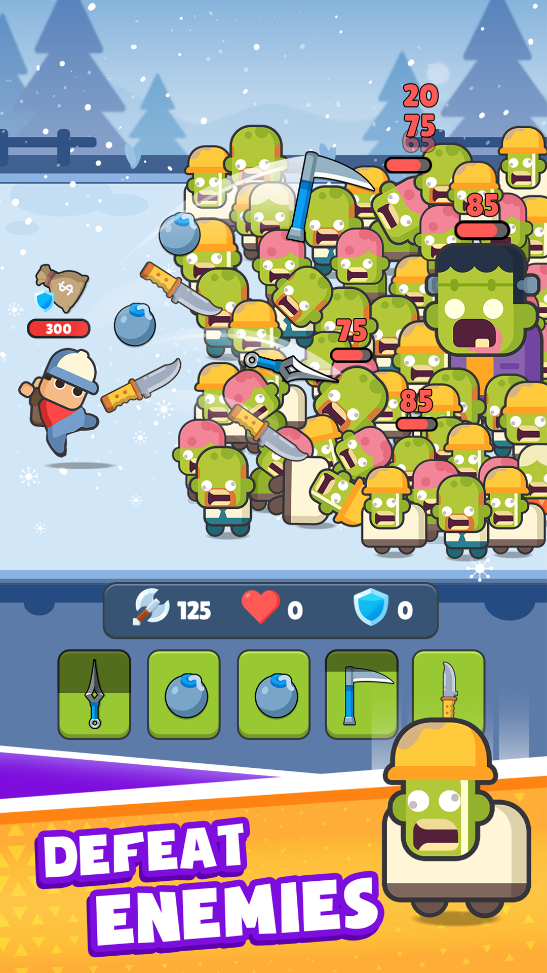 اسکرین شات 2 بازی Backpack Hero: Merge Weapon