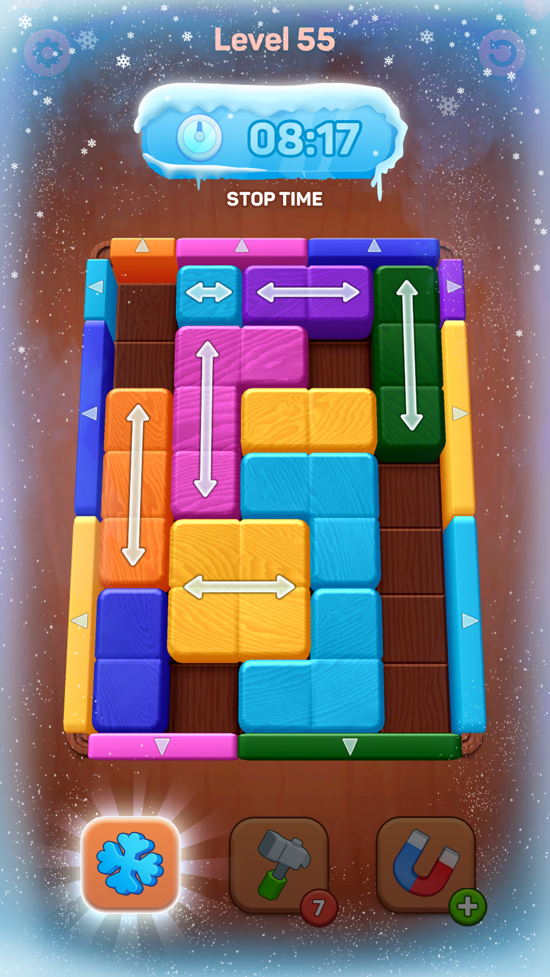 اسکرین شات 5 بازی Wood Away, Block Jam