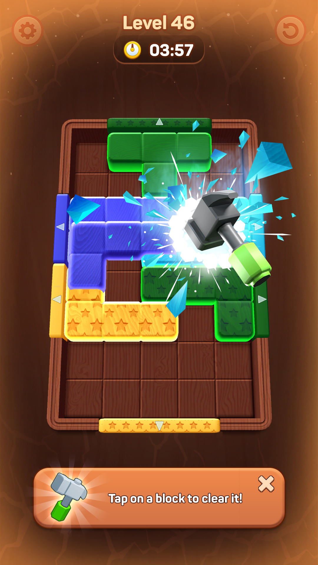 اسکرین شات 6 بازی Wood Away, Block Jam