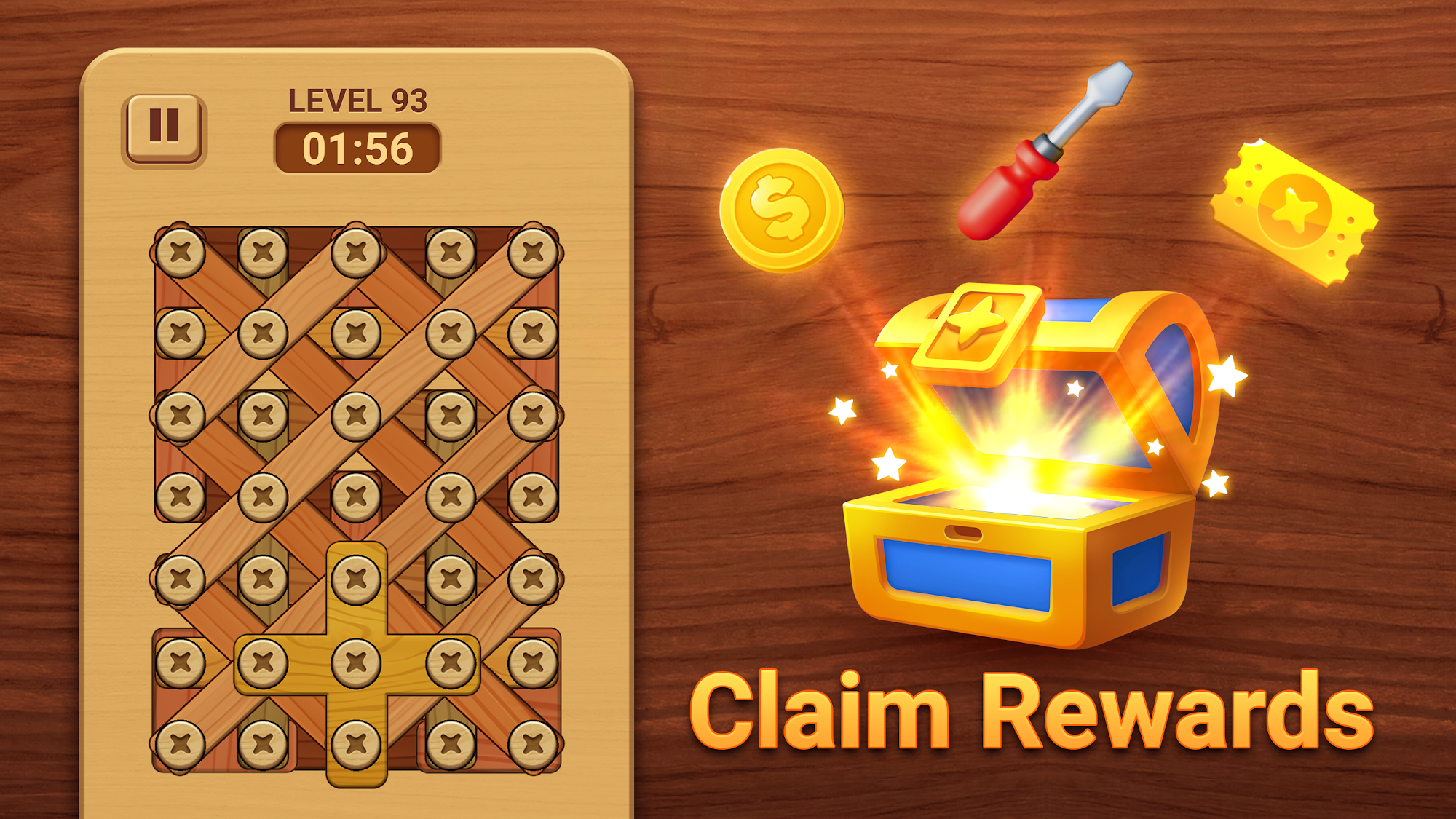 اسکرین شات 7 بازی Woodle - Wood Screw Puzzle