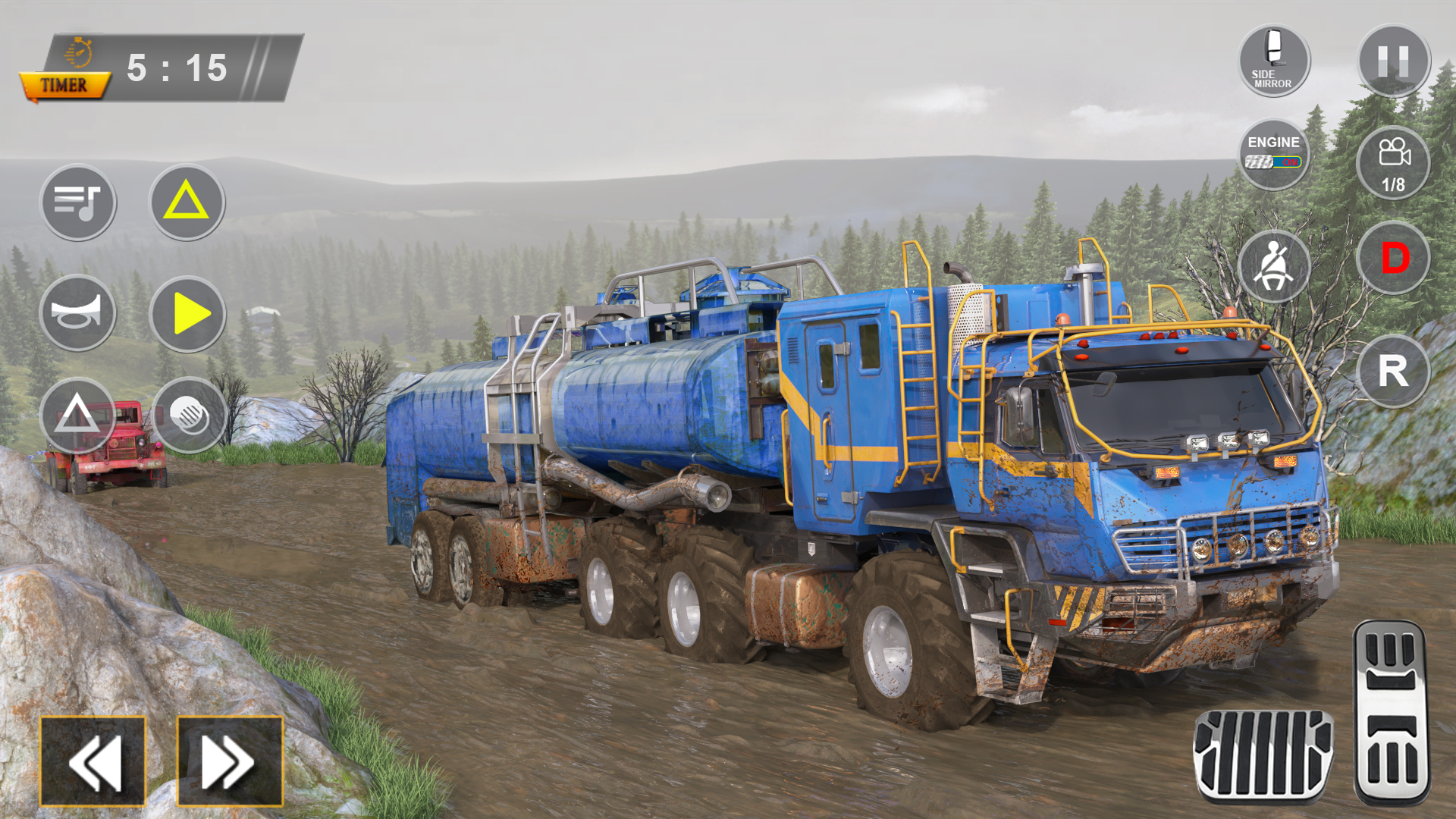 اسکرین شات 4 بازی Mud Truck Driving Games 3D