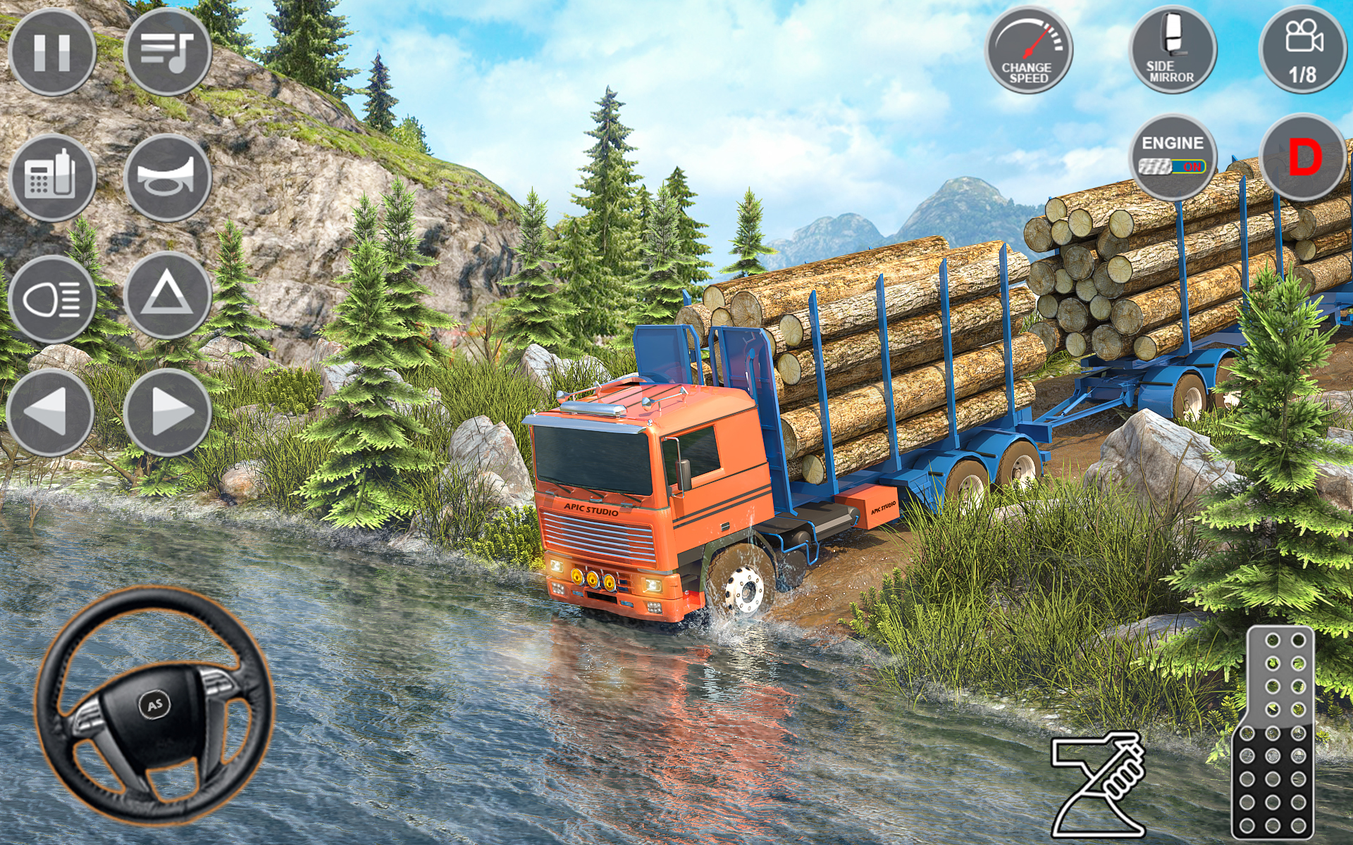 اسکرین شات 2 بازی Mud Truck Driving Games 3D