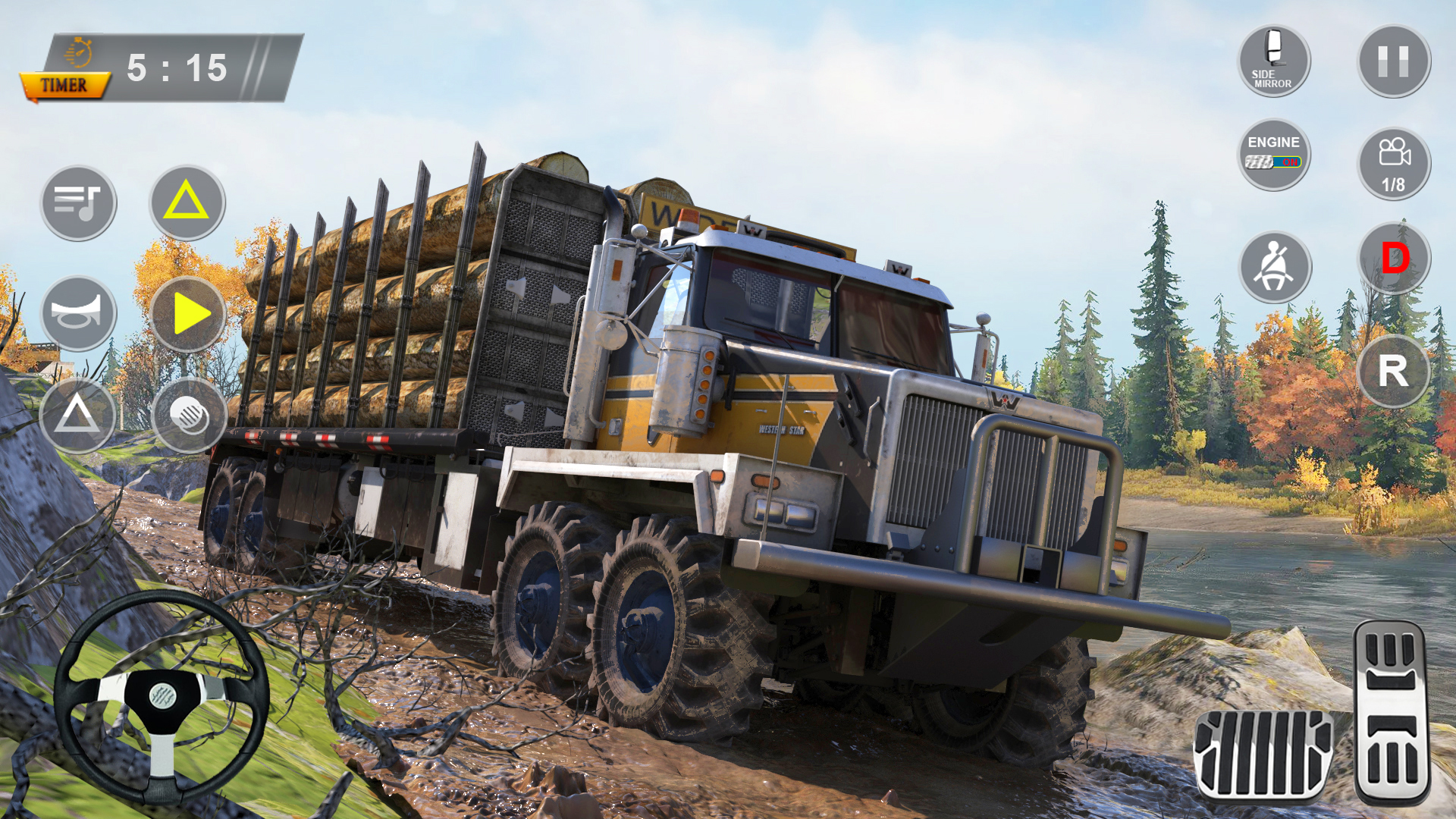 اسکرین شات 5 بازی Mud Truck Driving Games 3D