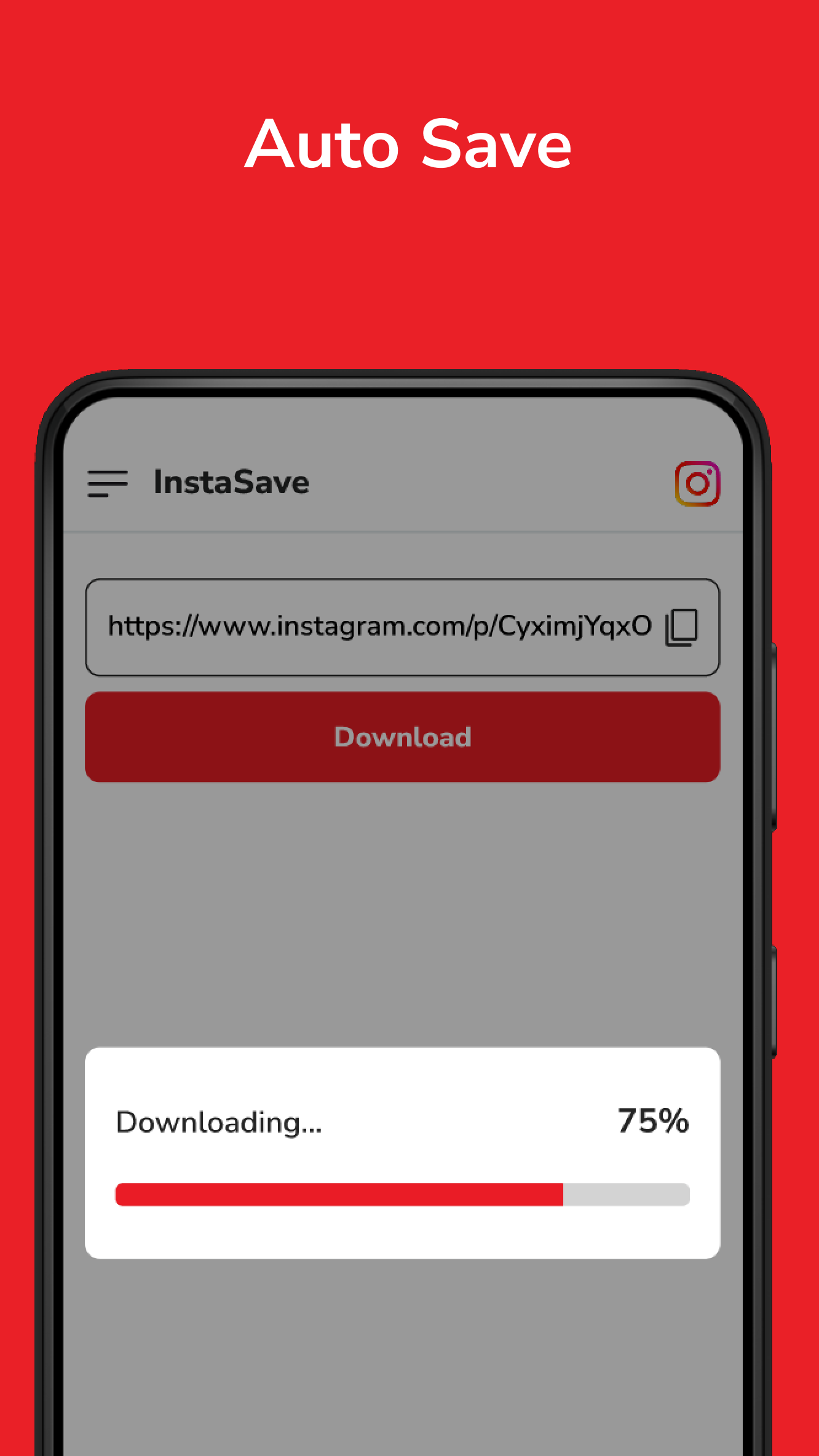اسکرین شات 1 برنامه InstaSave Instagram Downloader