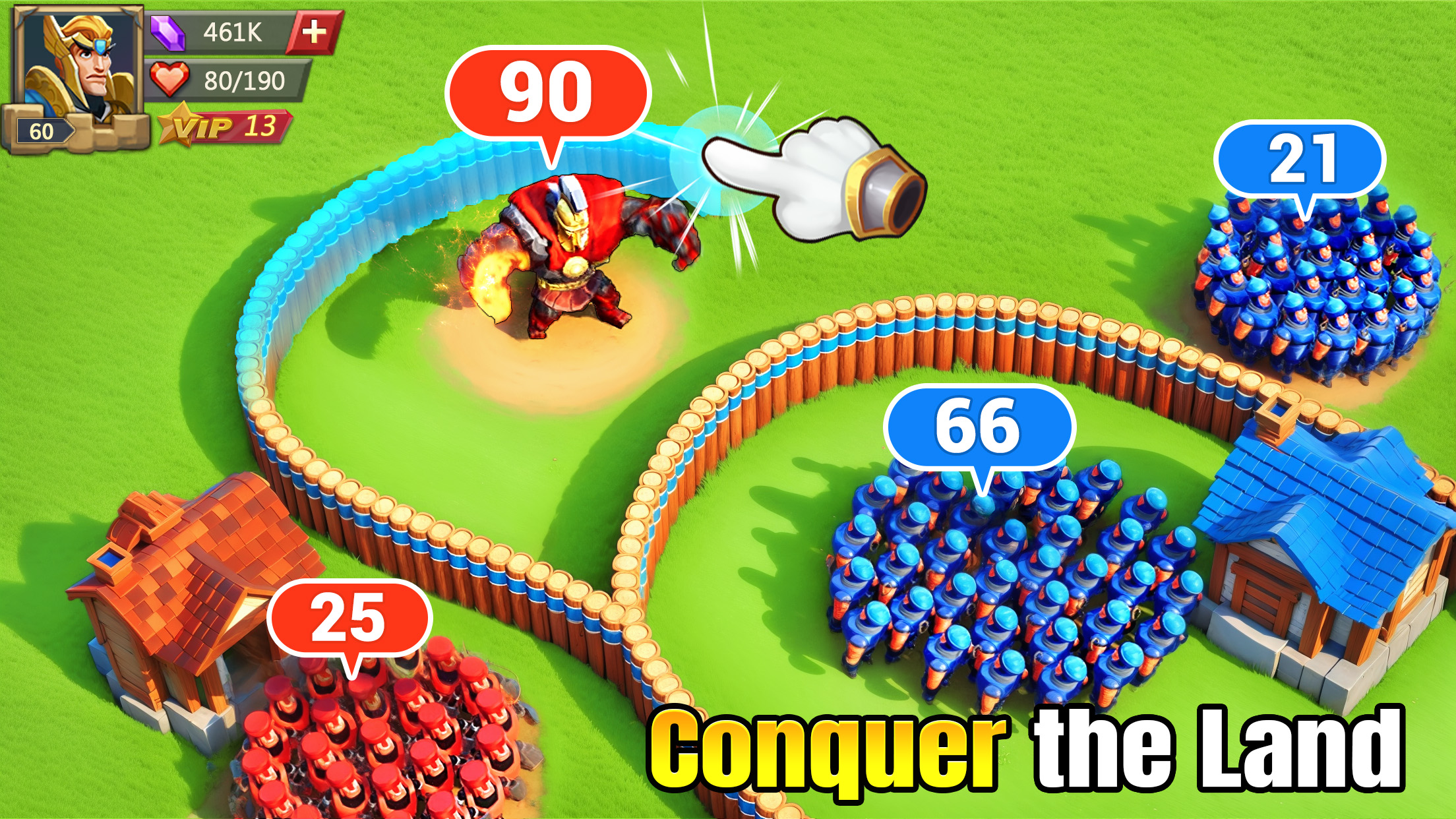 اسکرین شات 3 بازی Lords Mobile: Angry Birds Shot