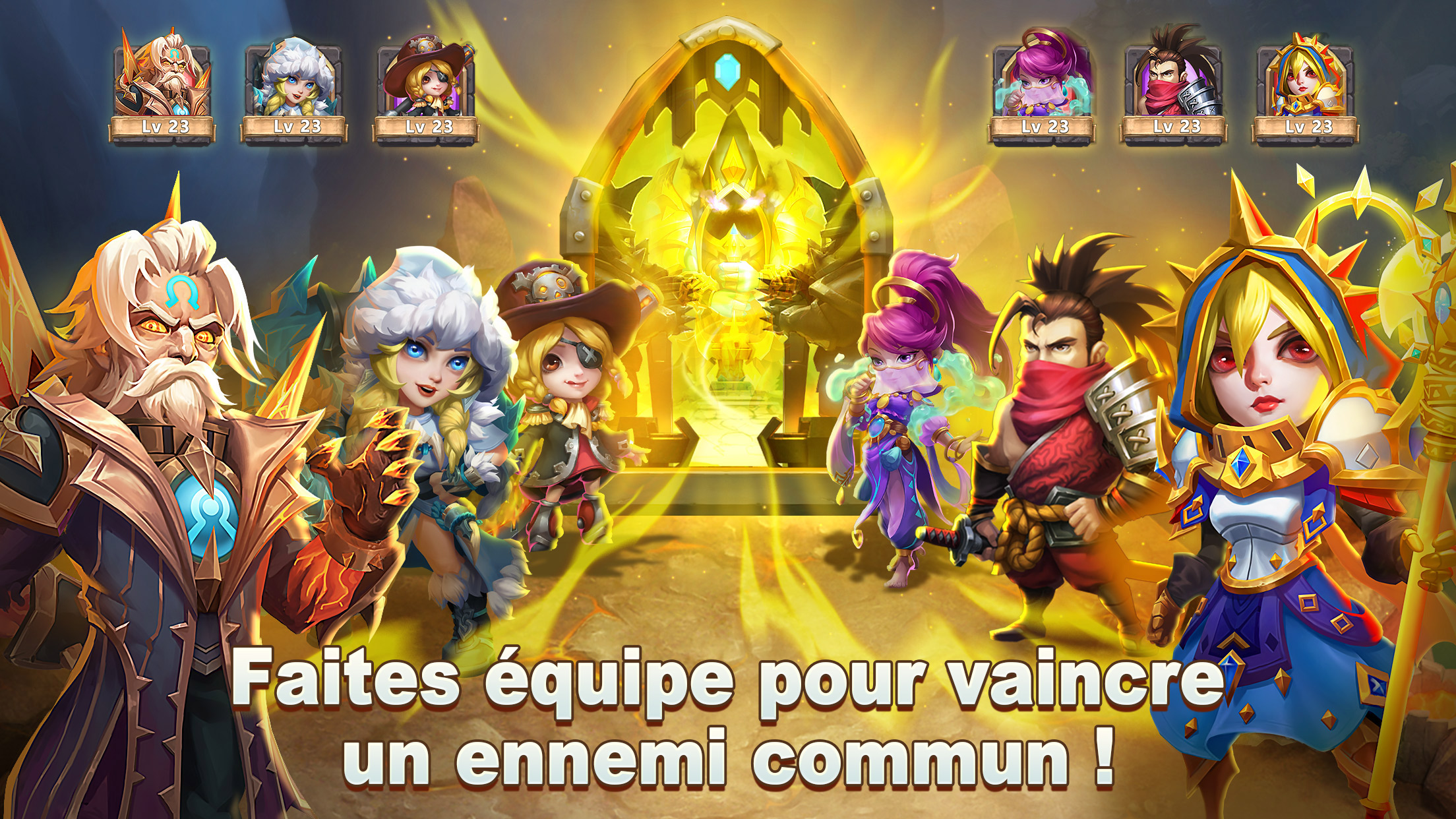 اسکرین شات 8 بازی Castle Clash: Roi du monde