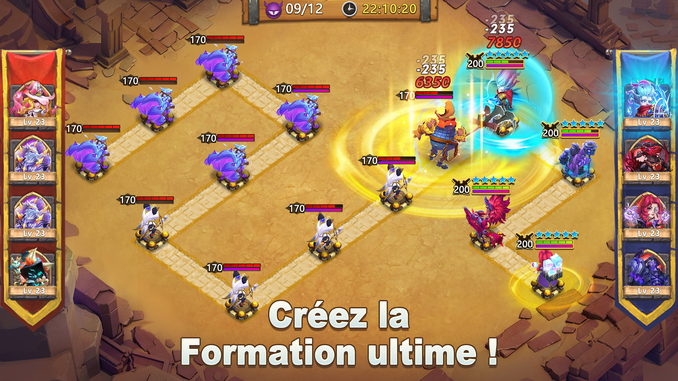 اسکرین شات 6 بازی Castle Clash: Roi du monde