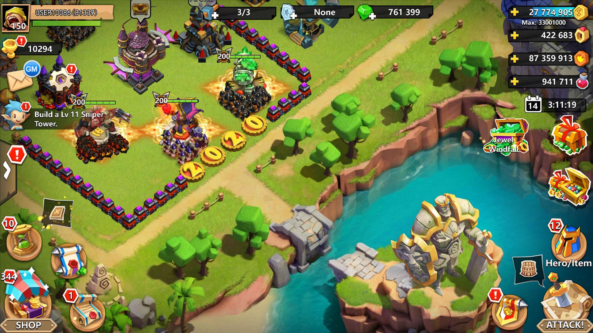اسکرین شات 6 بازی Clash of Lords 2: Guild Castle
