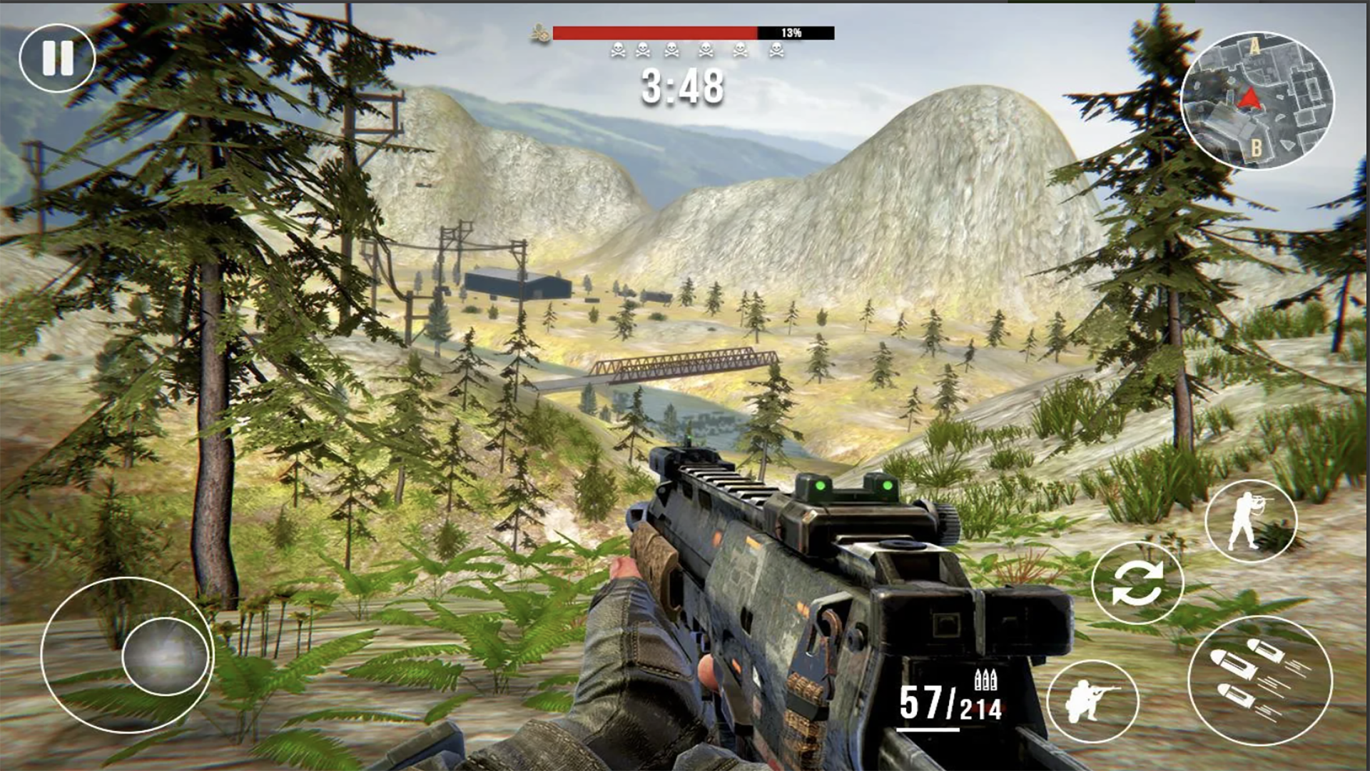 اسکرین شات 1 بازی War Gun Battle: Strike Fight