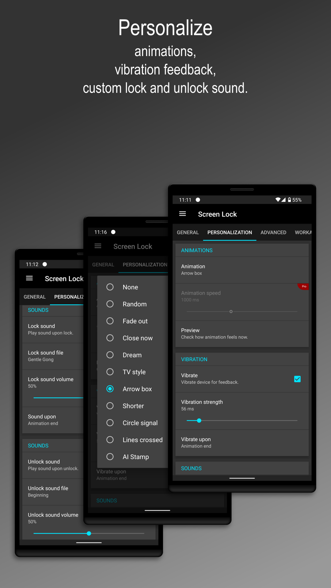 اسکرین شات 3 برنامه Screen Lock