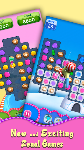 اسکرین شات 3 بازی Swiped Candy Geo
