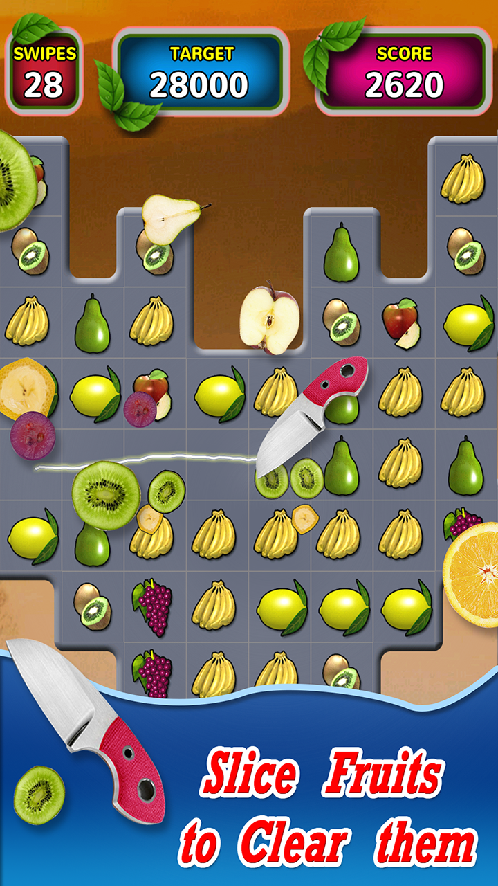 اسکرین شات 1 بازی Swiped Fruits 2