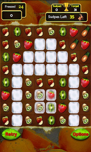 اسکرین شات 1 بازی Swiped Fruits Live