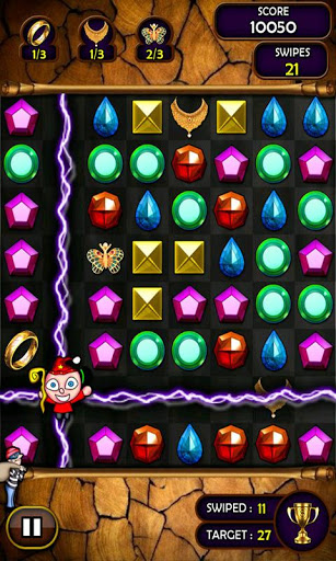 اسکرین شات 1 بازی Swiped Gems Live