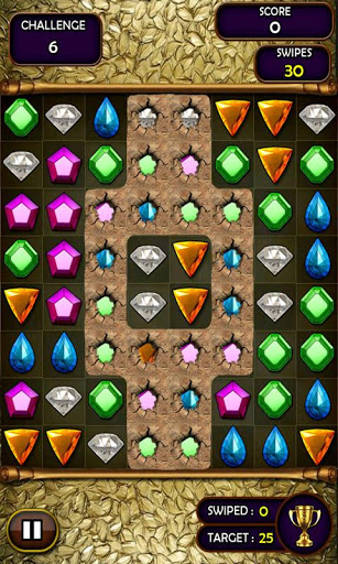 اسکرین شات 2 بازی Swiped Gems Live