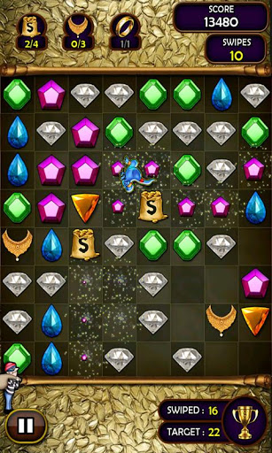 اسکرین شات 4 بازی Swiped Gems Live