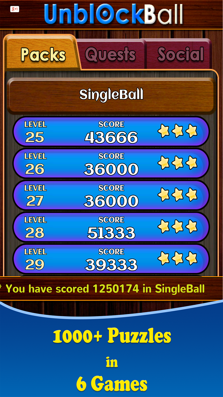 اسکرین شات 4 بازی Unblock Ball