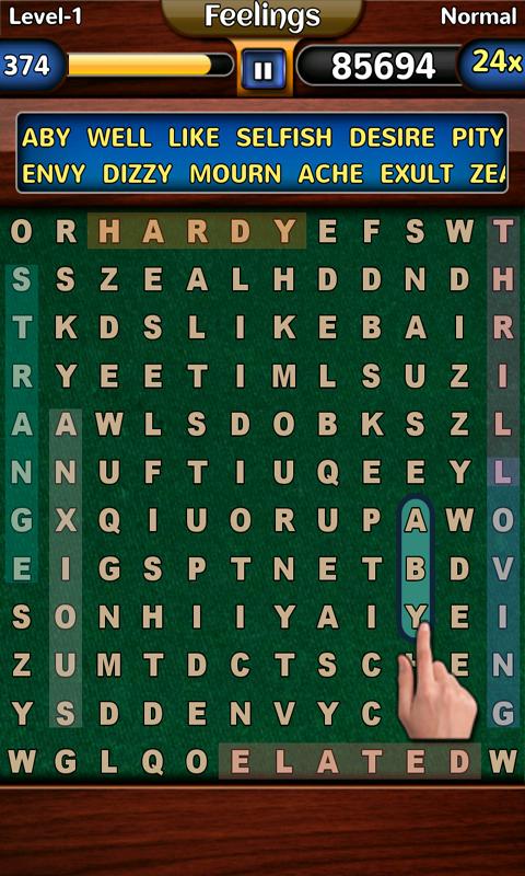 اسکرین شات 1 بازی Word Search : Word Swipe 2