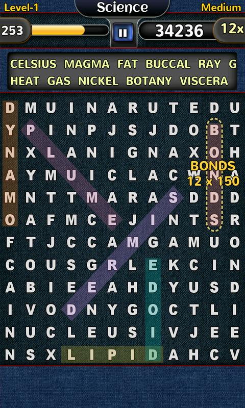 اسکرین شات 6 بازی Word Search : Word Swipe 2