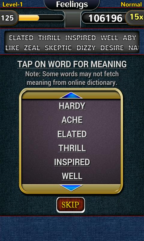 اسکرین شات 5 بازی Word Search : Word Swipe 2