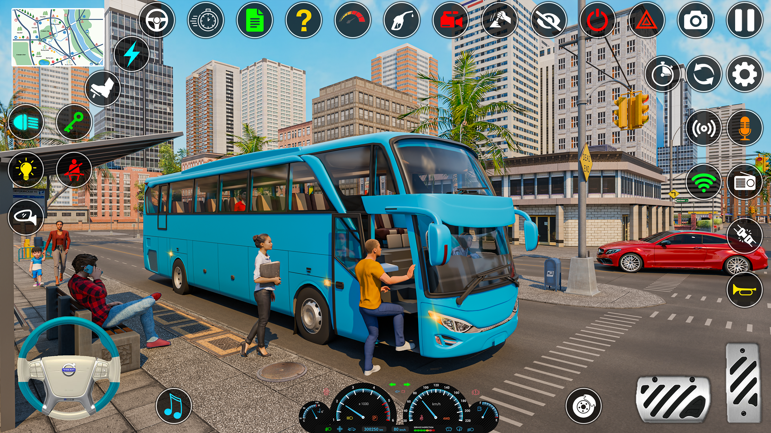 اسکرین شات 2 بازی Bus Simulator - 3D Bus Games