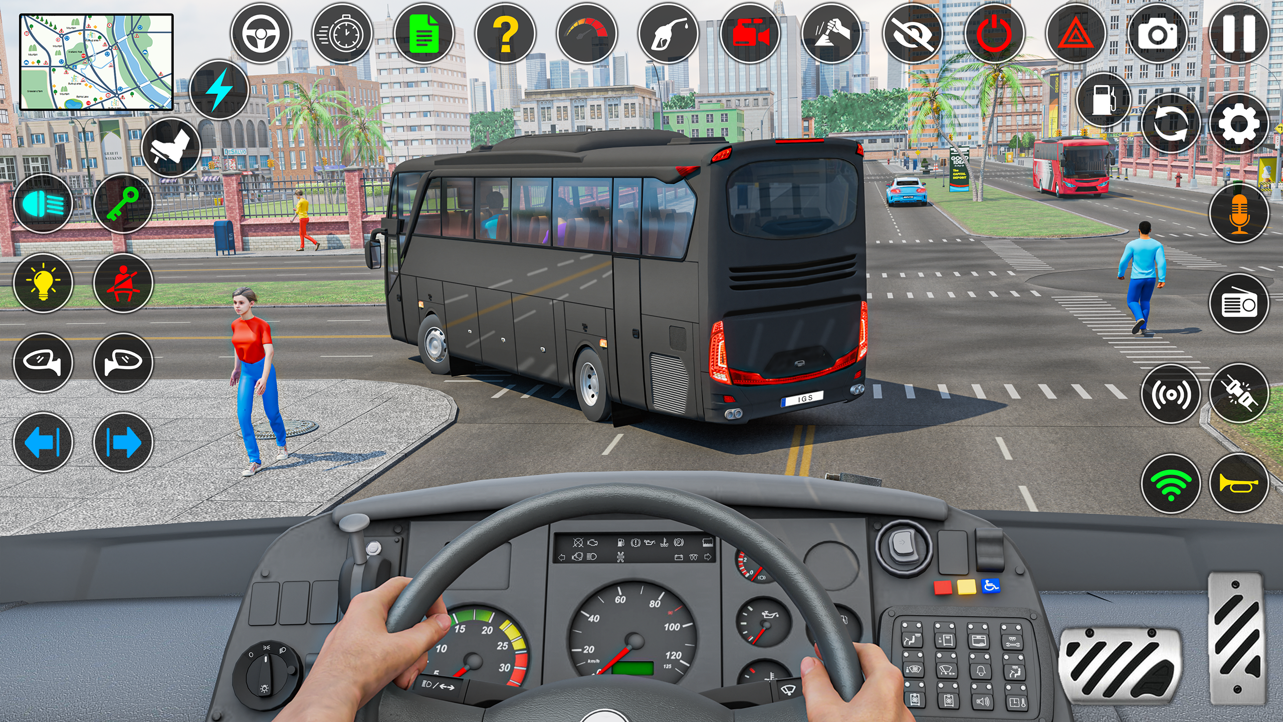 اسکرین شات 1 بازی Bus Simulator - 3D Bus Games