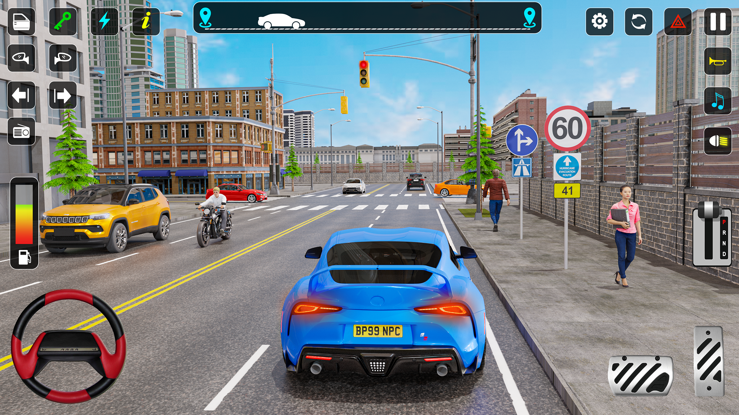 اسکرین شات 2 بازی Car Games : Driving School Sim