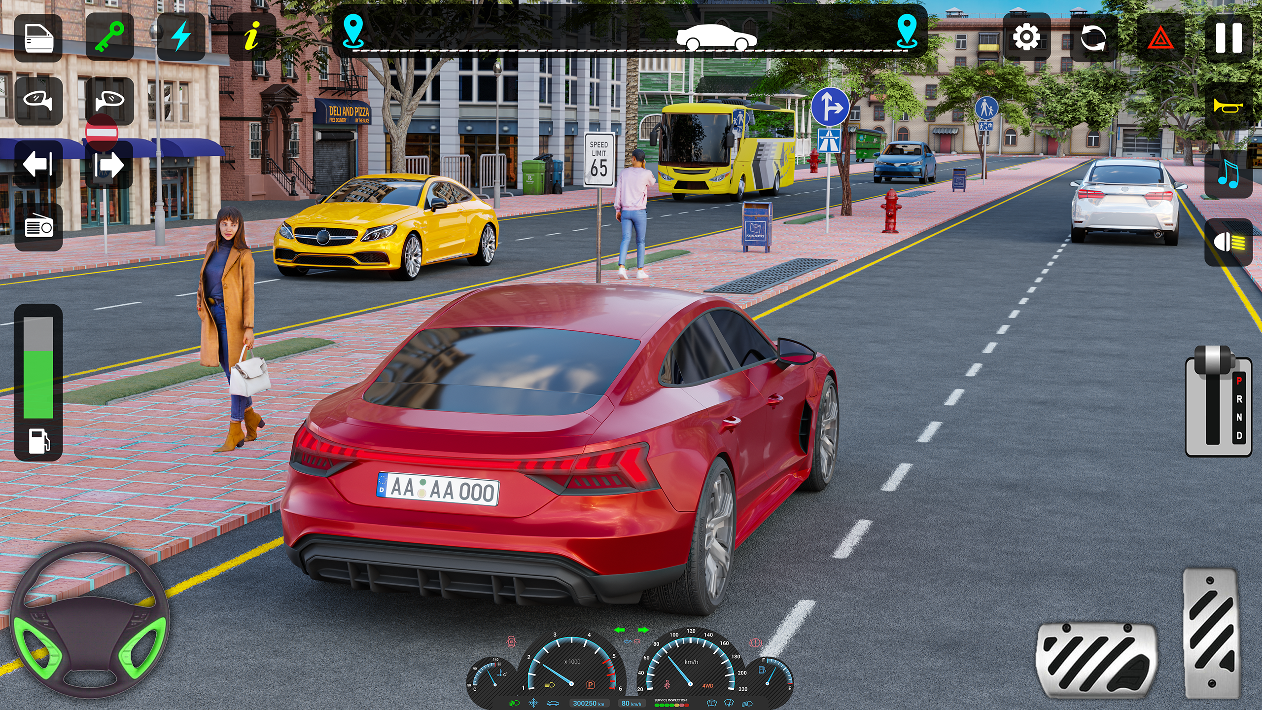 اسکرین شات 3 بازی Car Games : Driving School Sim