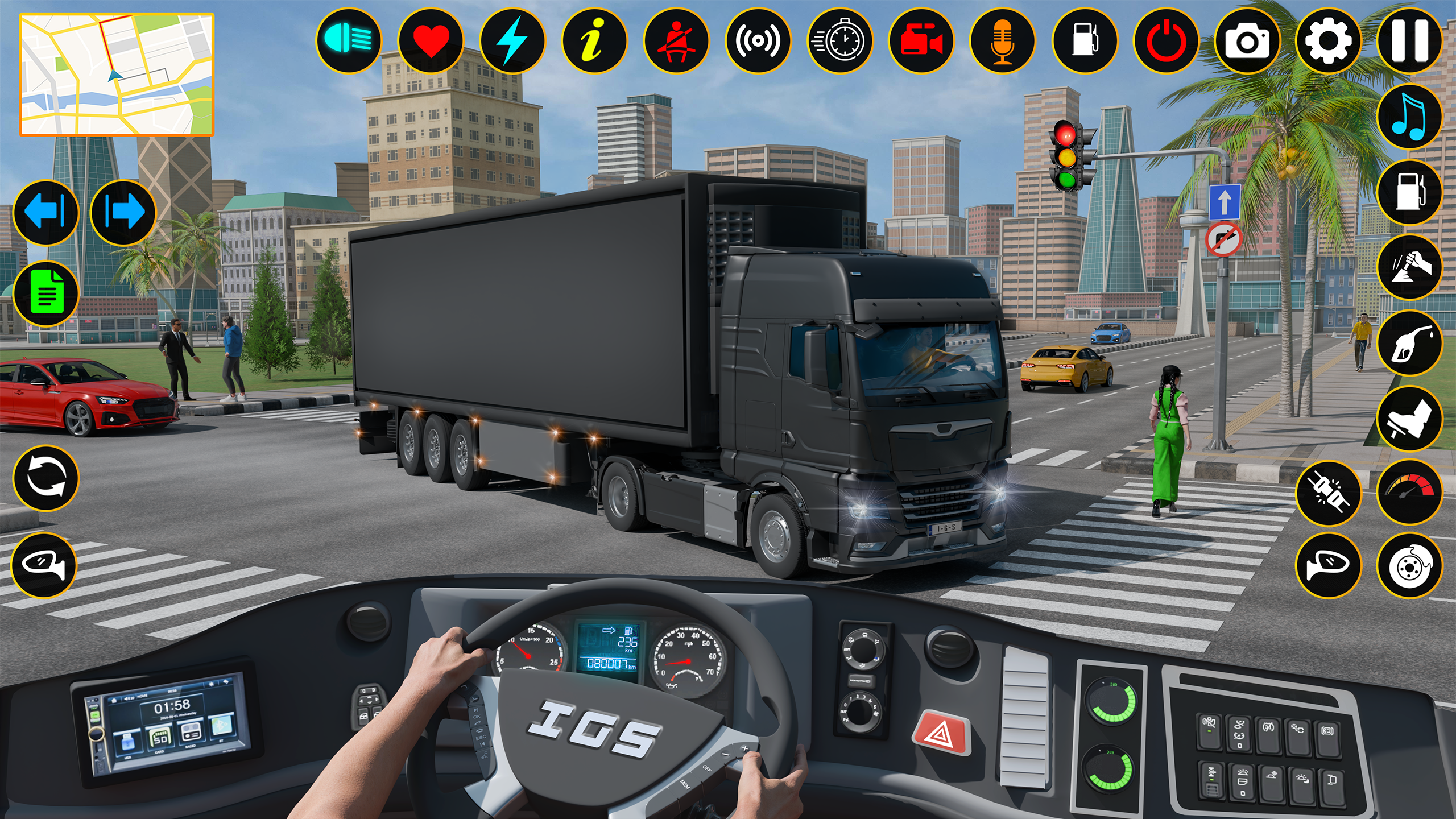 اسکرین شات 1 بازی Truck Simulator: 3D Truck Game