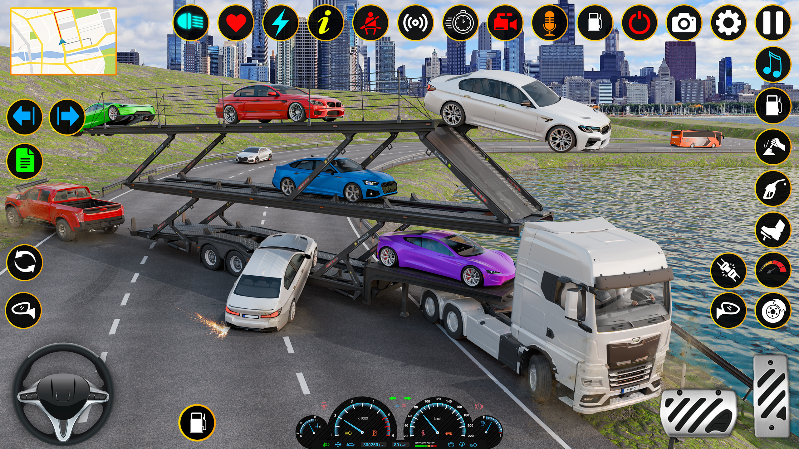 اسکرین شات 4 بازی Truck Simulator: 3D Truck Game