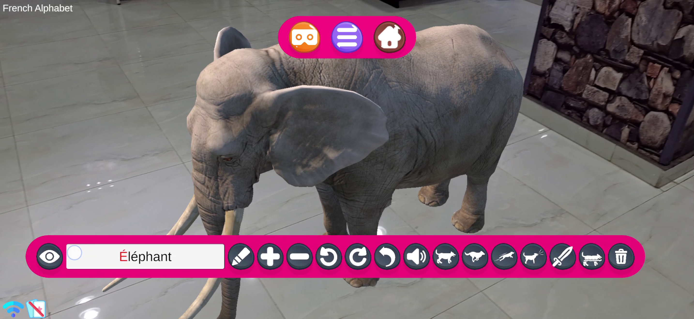 اسکرین شات 6 برنامه AR Kid's Kit 4D