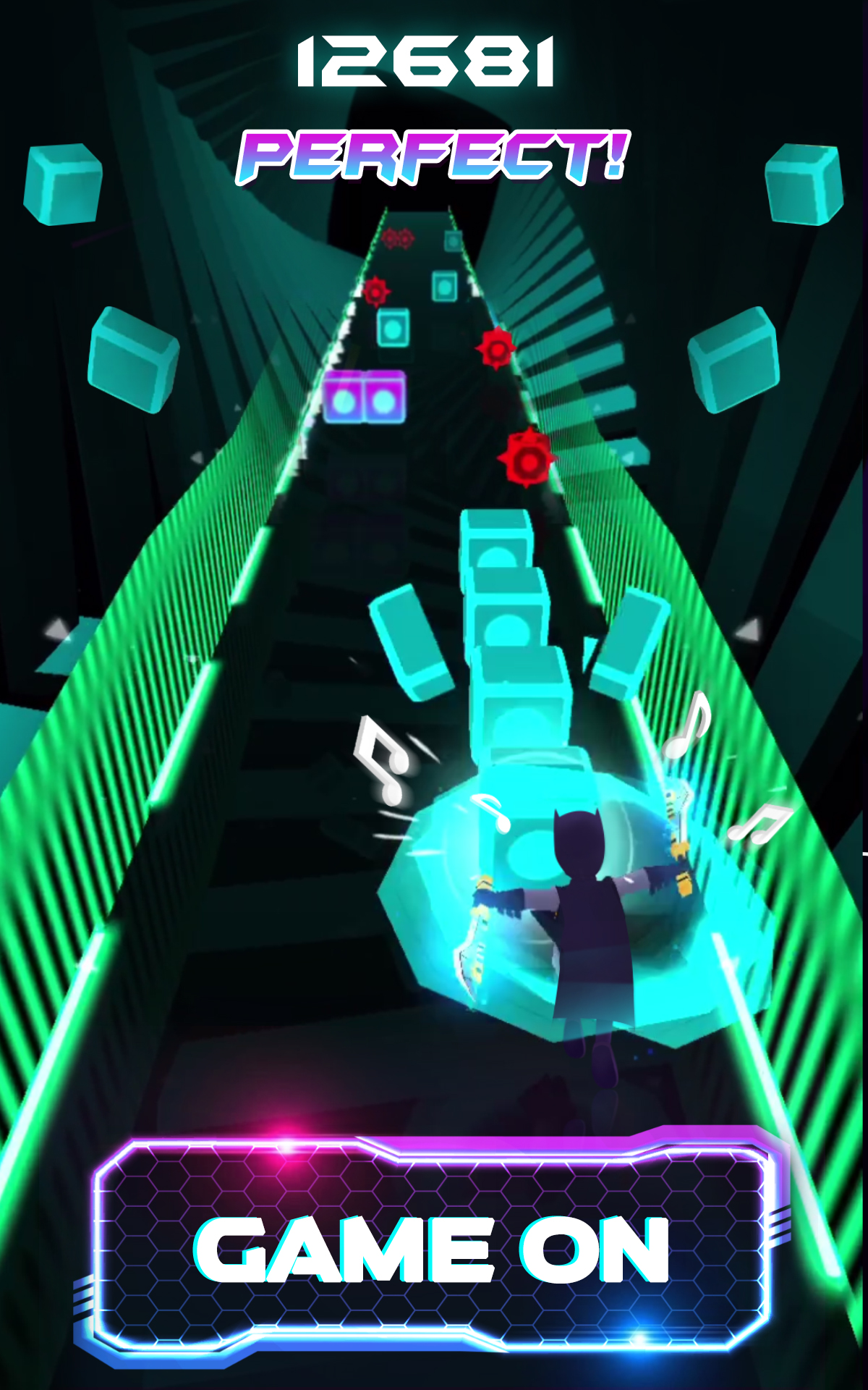 اسکرین شات 5 بازی Beat Blader 3D: EDM Music Race
